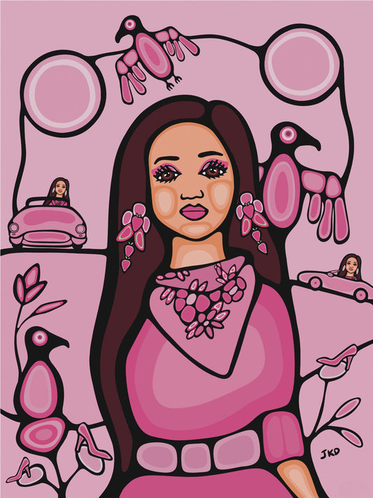 Indigenous Barbie Sticker